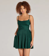 The Jianna Floral Satin Short A-Line Dress is a mini dress that will make a statement with its short hemline and on-trend details to have you ready for any event!