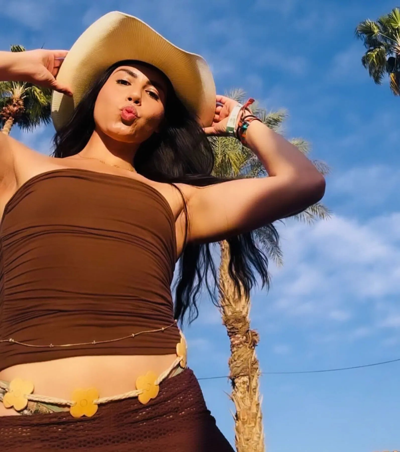 Add a seasonal refresh to your look with the Cutest Vibe Ruched Knit Tube Top, a trendy top in brown made for easy styling for any vibe.