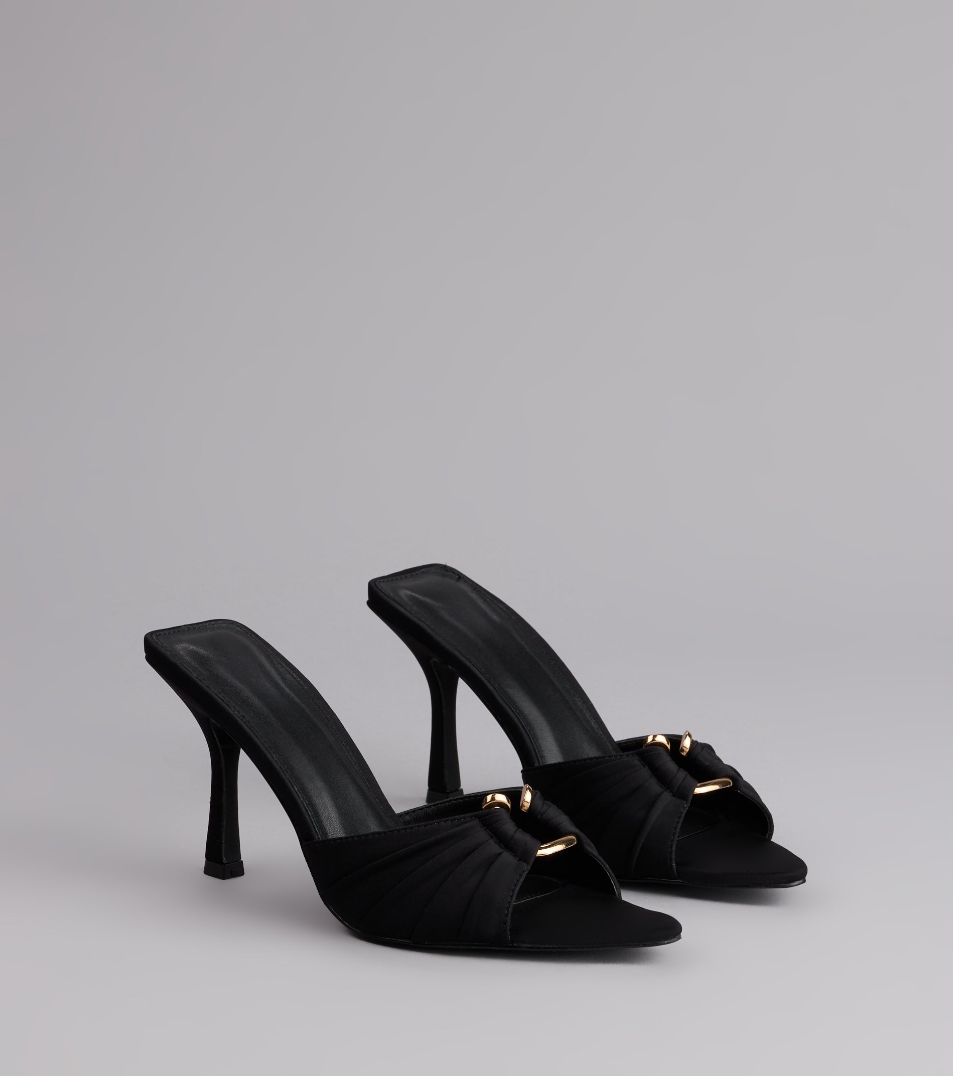Style made simple with the Touch Of Drama Stiletto Mules, trendy women’s shoes that take your outfit from basic to bold in one step.