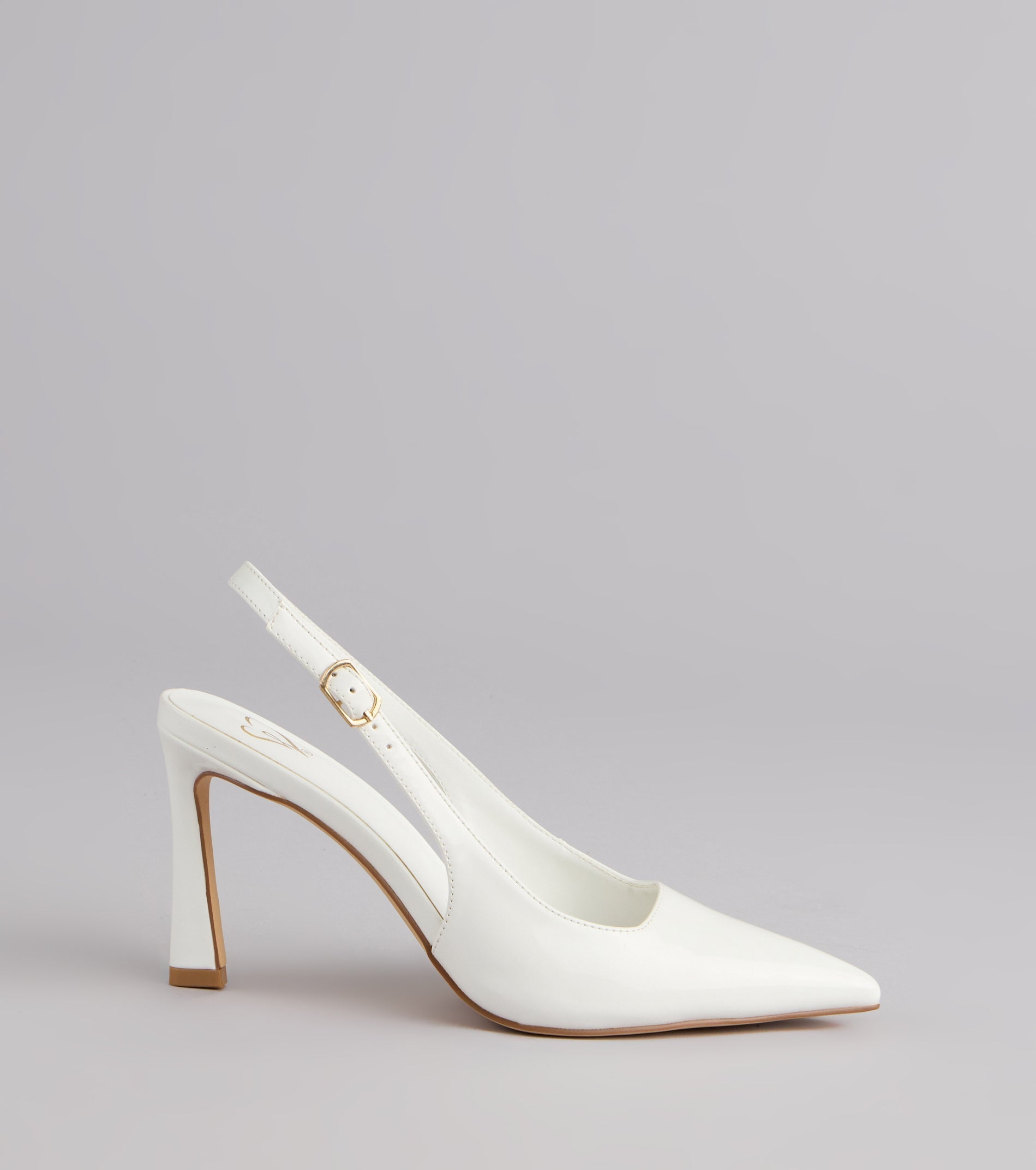 Style made simple with the Polished And Powerful Slingback Stiletto Heels, trendy women’s shoes that take your outfit from basic to bold in one step.