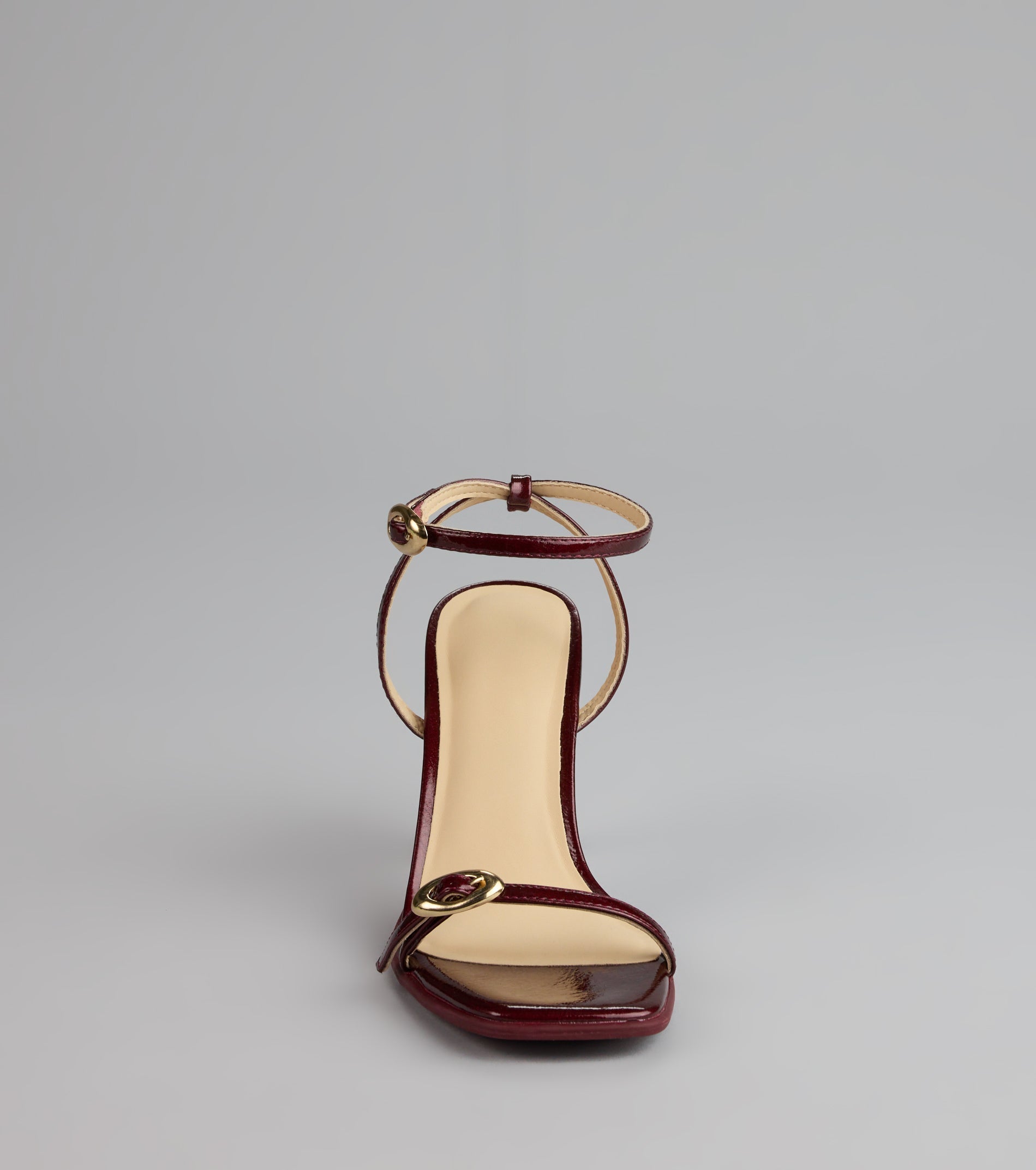 Style made simple with the Power Play Patent Stiletto Heels, trendy women’s shoes that take your outfit from basic to bold in one step.