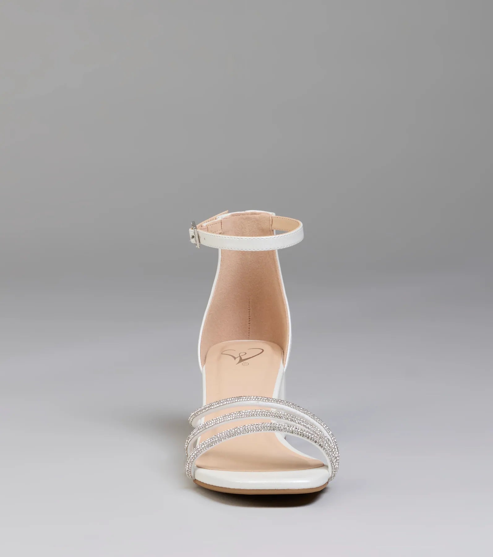 Style made simple with the Ultra Luxe Rhinestone Short Block Heels in pearl, trendy women’s shoes that take your outfit from basic to bold in one step.