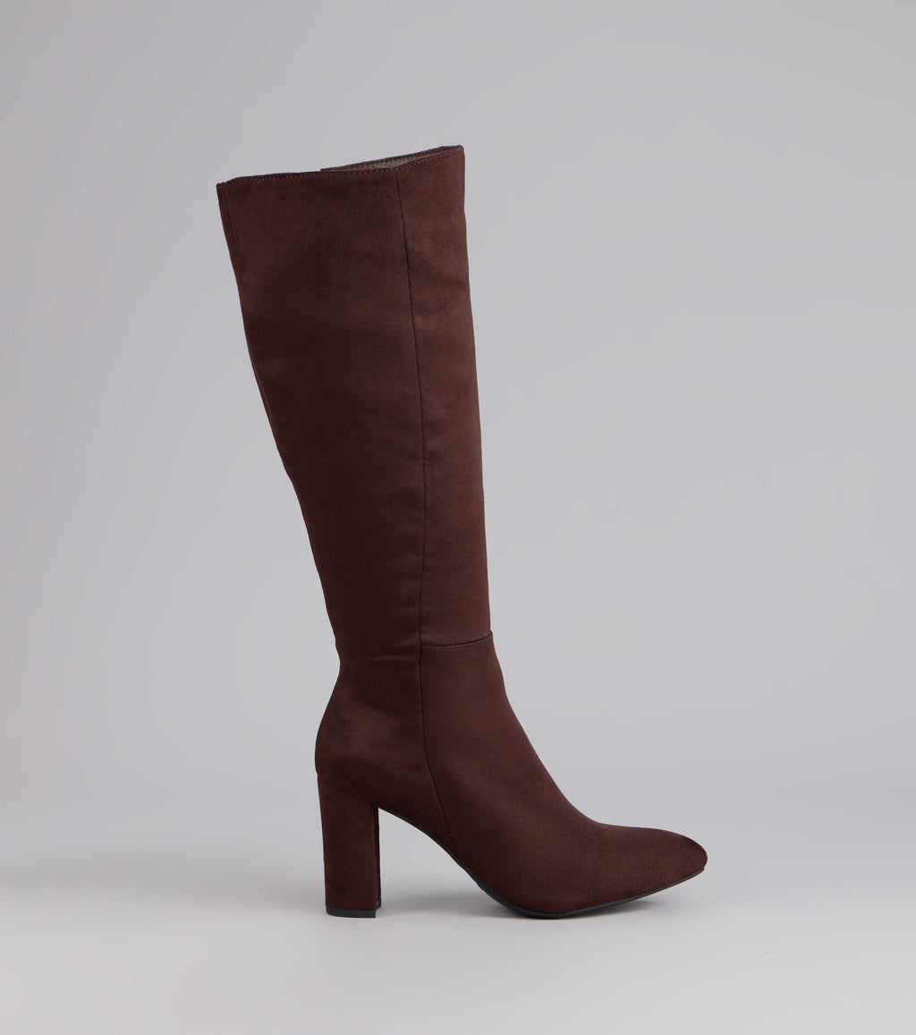 This piece brings trend-right energy to the Fall For Me Wide Calf Knee-High Boots, perfect for fall outfits that stand out.
