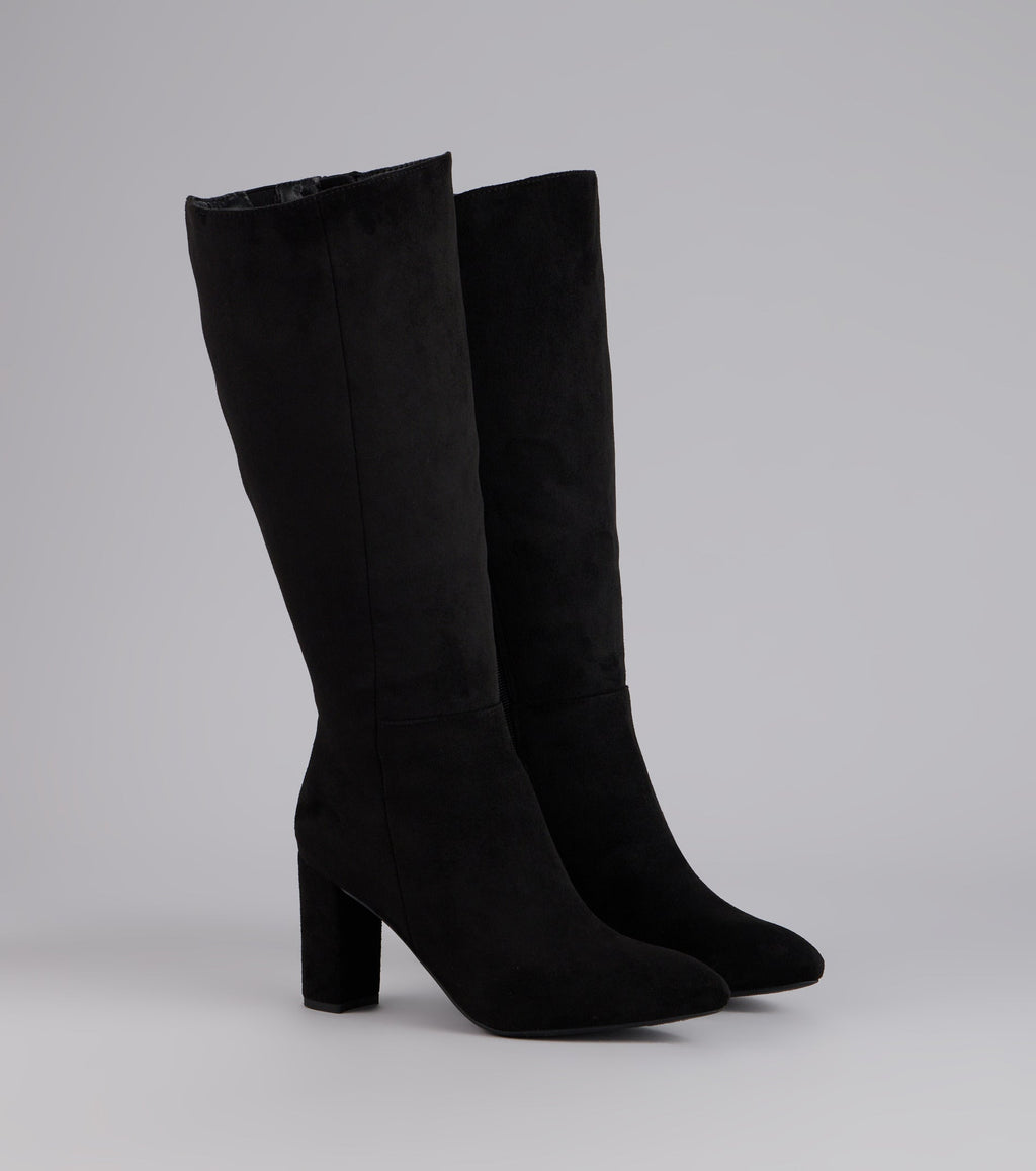 Style made simple with the Fall For Me Wide Calf Knee-High Boots, trendy women’s shoes that take your outfit from basic to bold in one step.