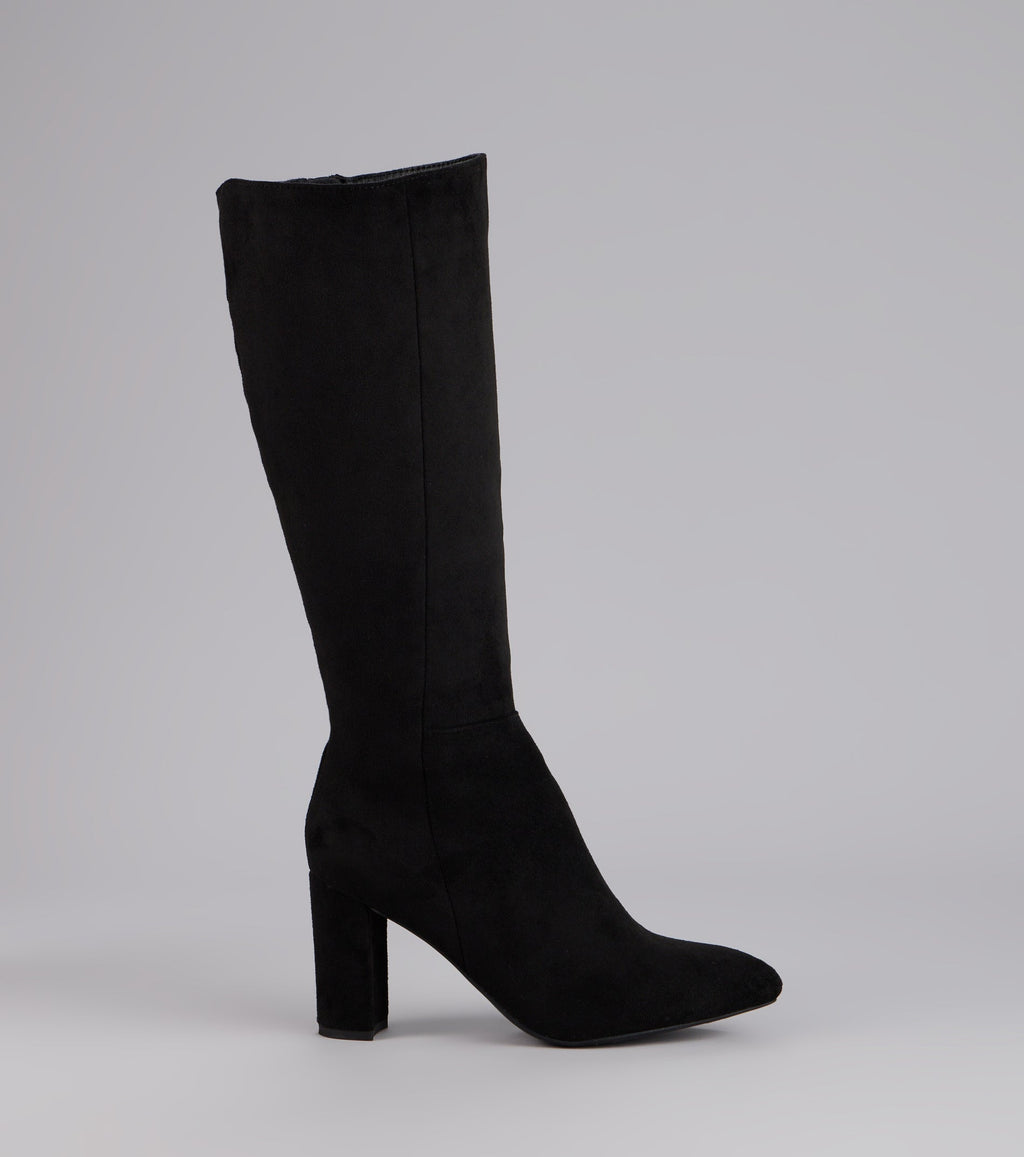 Style made simple with the Fall For Me Wide Calf Knee-High Boots, trendy women’s shoes that take your outfit from basic to bold in one step.