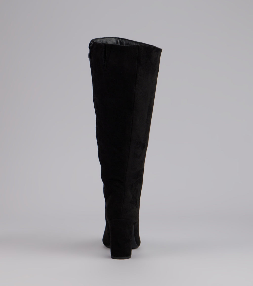 This piece brings trend-right energy to the Fall For Me Wide Calf Knee-High Boots, perfect for fall outfits that stand out.